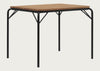 Vig Square Outdoor Dining Table Black