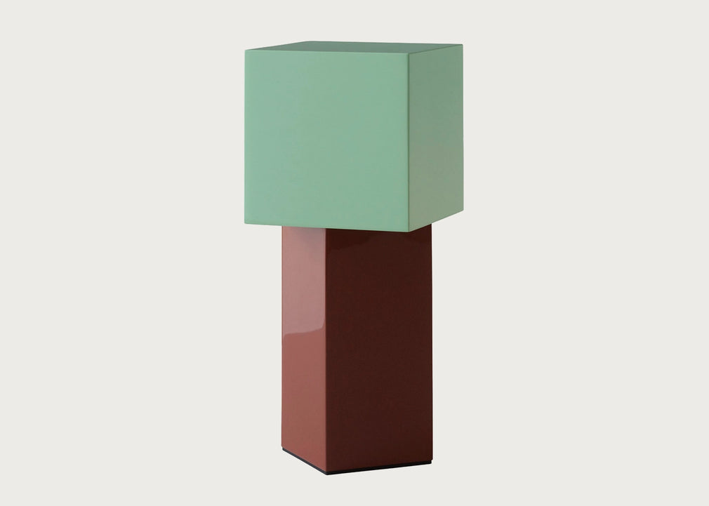 Pivot Portable Table Lamp ATD7 Blue Silver