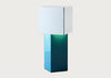 Pivot Portable Table Lamp ATD7 Blue Silver