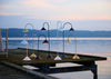 Grasp LED IP44 Portable Table Lamp Medium / Matt Black