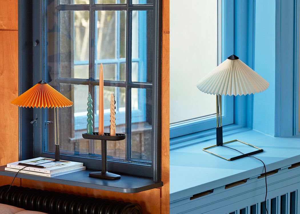 Matin LED Table Lamp Yellow Brass