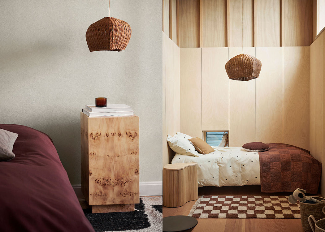 Drape Rattan Lampshade Medium