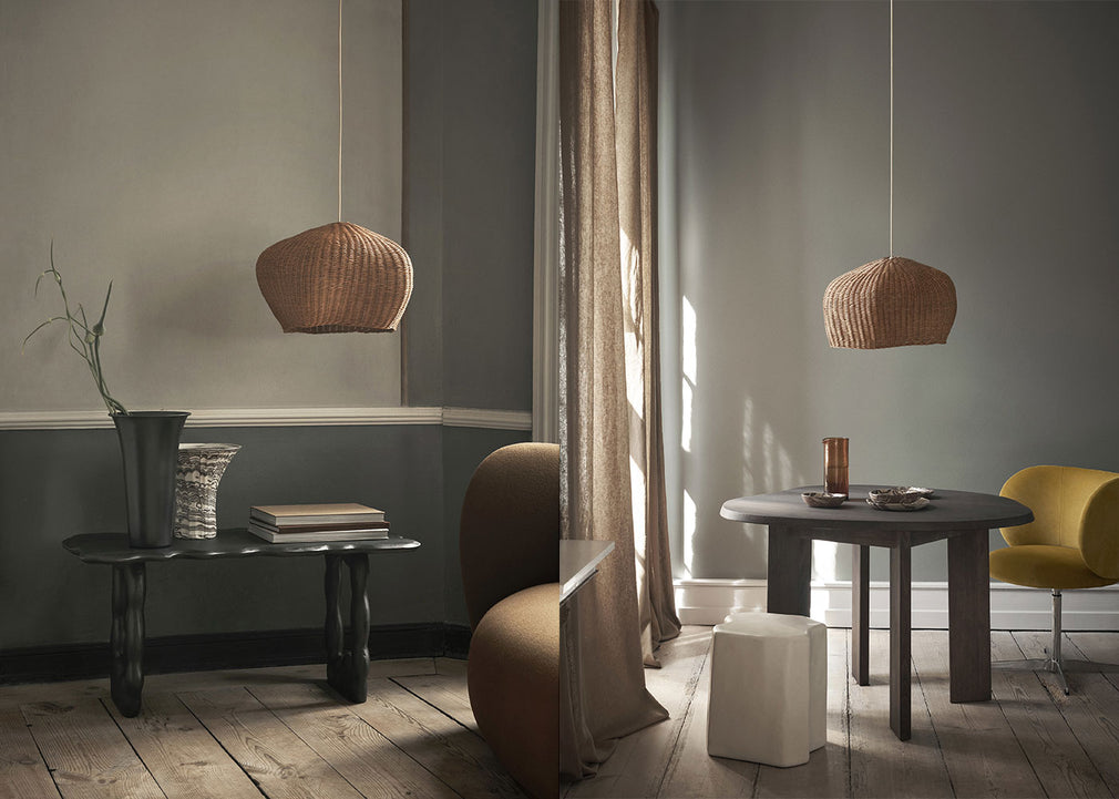 Drape Rattan Lampshade Medium