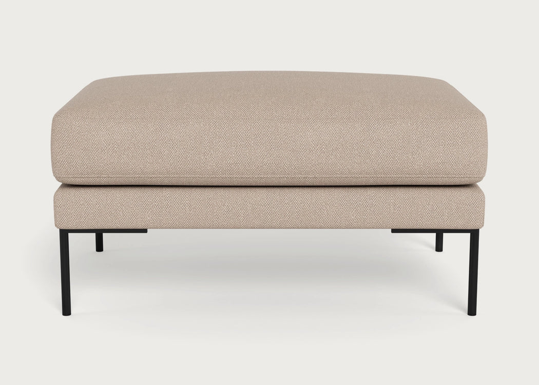 Torrington Ottoman Capelo Linen-Cotton Sage