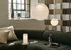 Press LED Sphere Pendant Light Large / Clear