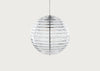 Press LED Sphere Pendant Light Large / Clear