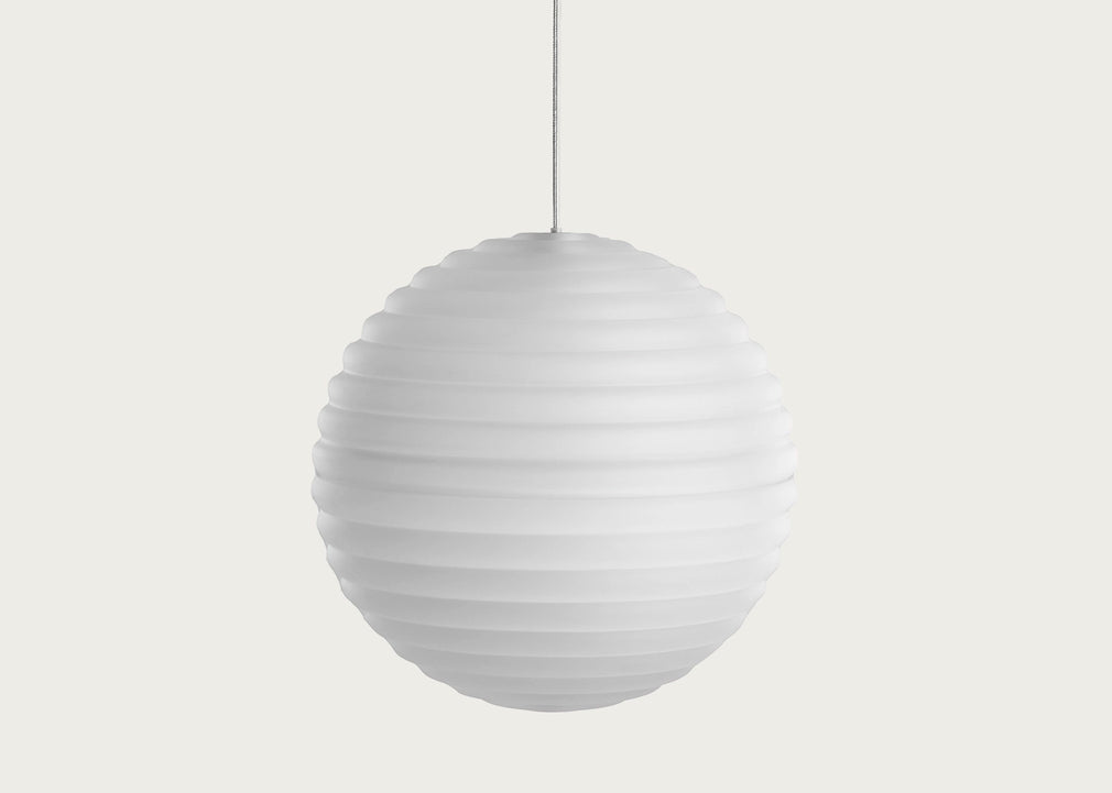 Press LED Sphere Pendant Light Large / Clear