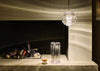 Press LED Sphere Pendant Light Large / Clear