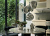 Melt LED Chandelier Light Mini Opal Silver