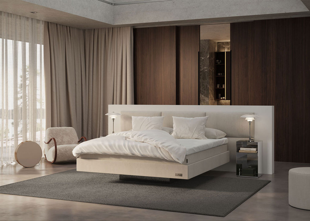 Hällsö Bed Set Loop Oyster / No Headboard / Medium