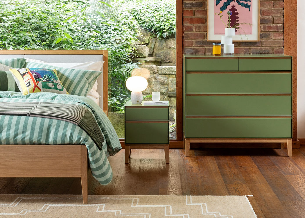 Lars Bedside Table Grey