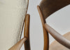 Nila Dining Chair Walnut / Zenith Leather Black 9024