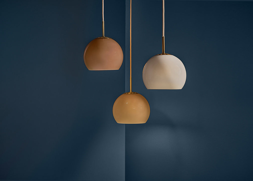 Ball Pendant Light Opal White