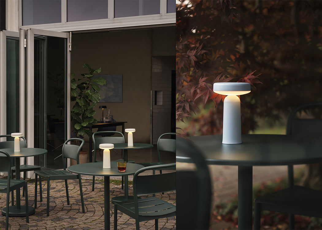 Ease LED Portable Table Lamp Grey