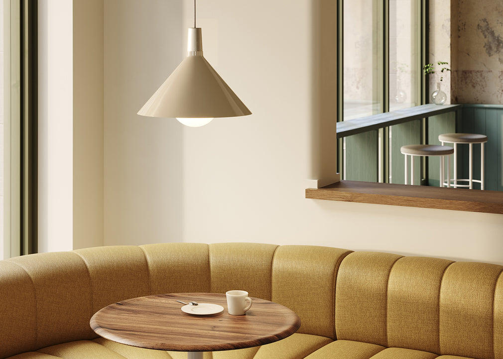 Bower Pendant Light Yellow Ochre / Small
