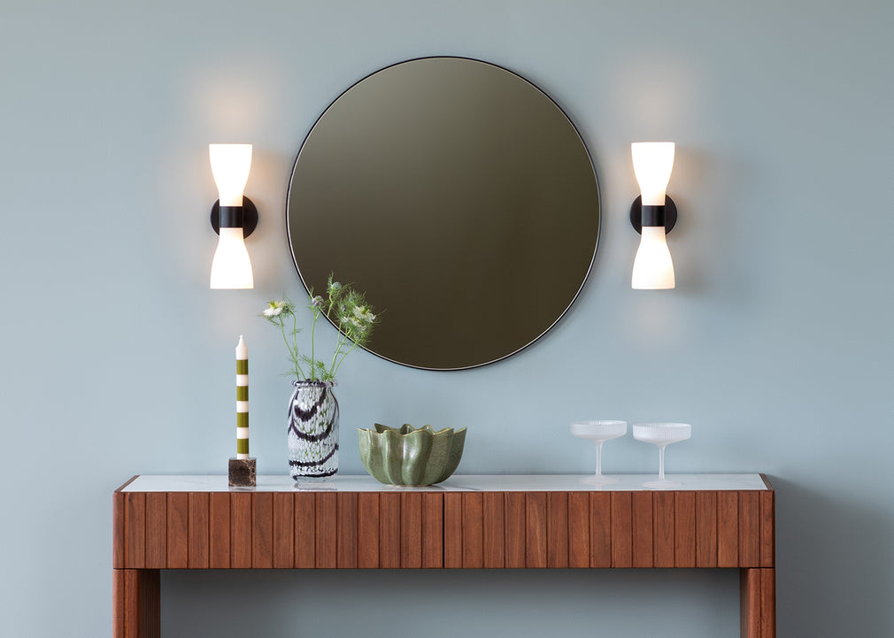 Ophelia Double Wall Light Matt Black