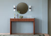 Ophelia Double Wall Light Matt Black