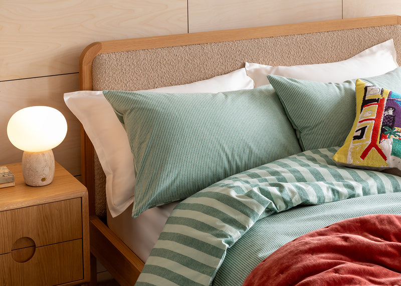 Pebble LED Portable Table Lamp Travertine