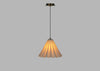 Monroe Porcelain Pendant Light White & Brushed Gold Large