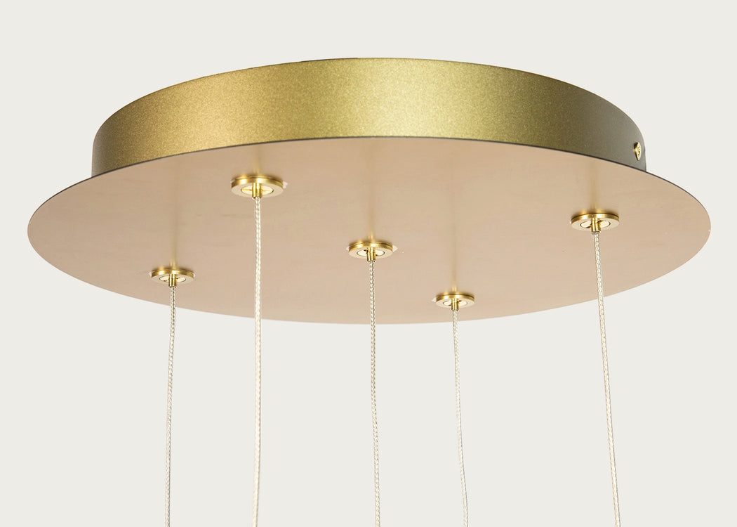 Carina LED Cluster Chandelier Pendant Light 5 Light