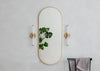 Tubular LED Bathroom Wall Light IP44 Gold