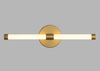 Tubular LED Bathroom Wall Light IP44 Gold
