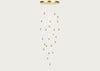 Rock Crystal LED Chandelier Pendant Light Large