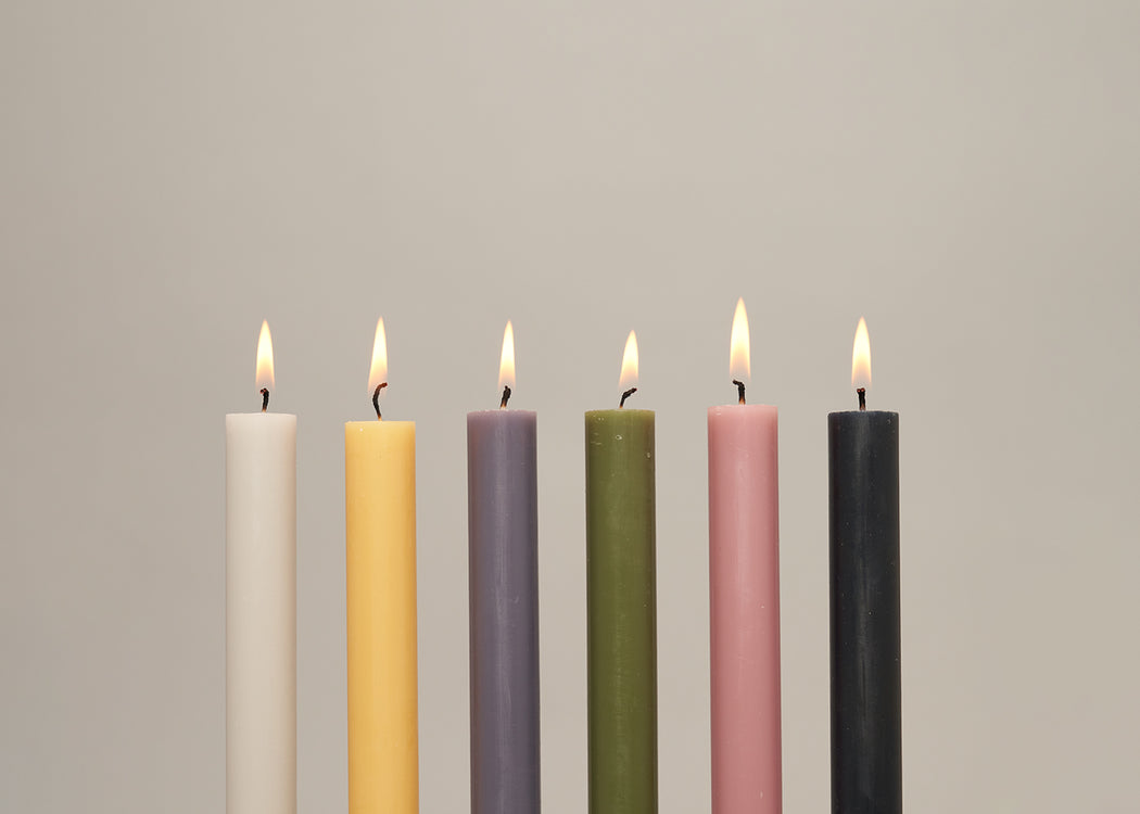 Dinner Candles Set of 12 Morning Mist