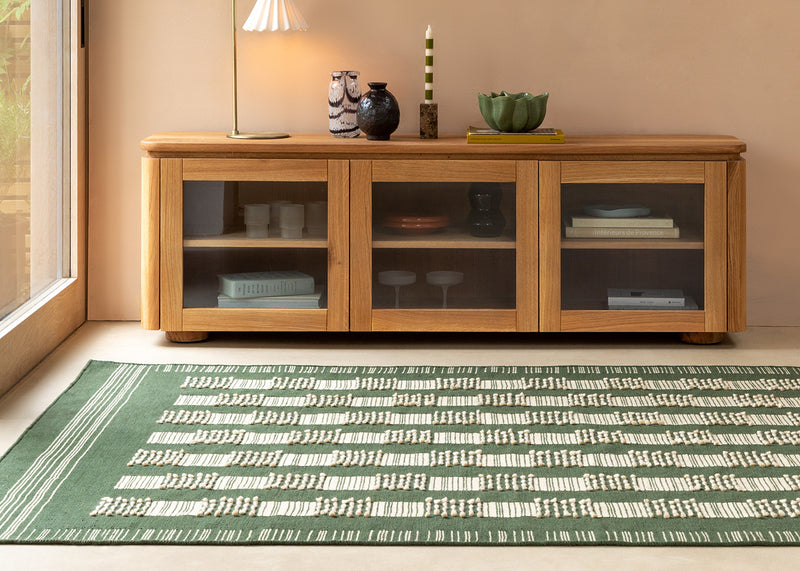 Heal's + Ambar City Grove Green Rug 140cm x 200cm