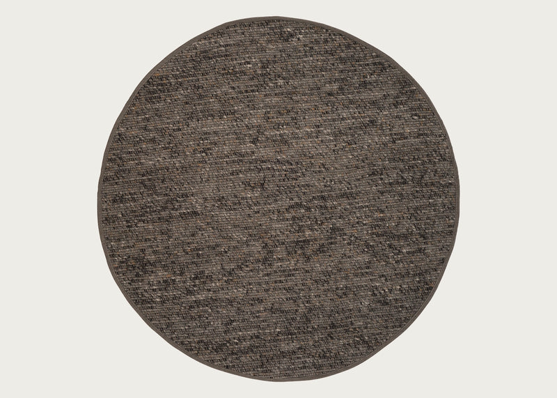 Agner Round Rug Charcoal 170cm