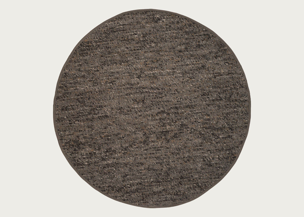 Agner Round Rug Charcoal 170cm