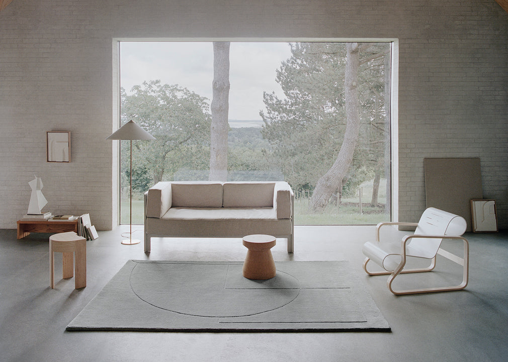 Lineal Poem Rug Moss 140cm x 200cm
