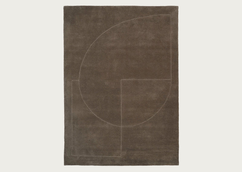 Lineal Poem Rug Moss 140cm x 200cm