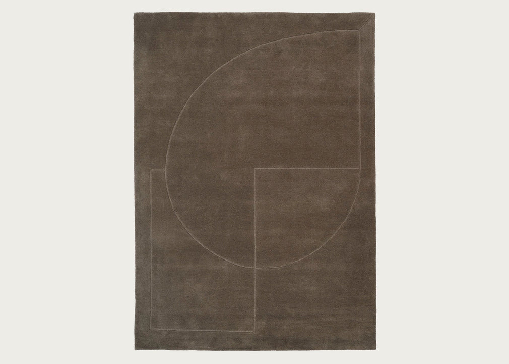 Lineal Poem Rug Moss 140cm x 200cm
