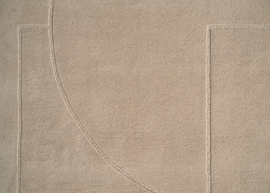 Lineal Poem Rug Beige 140cm x 200cm