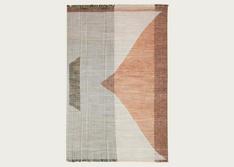 Big Red Triangle Rug 160cm x 240cm