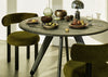 Slab Round Table Black Oak