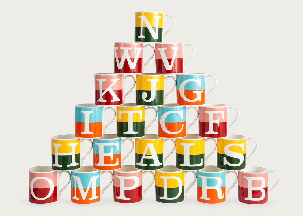 Heals Alphabet Mug A