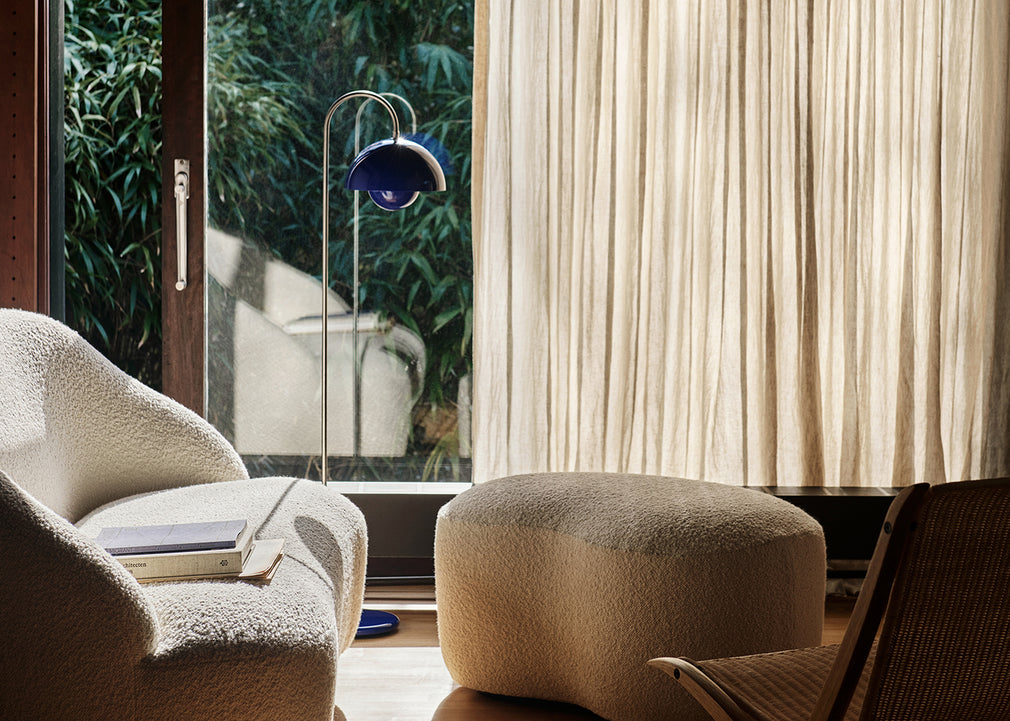 Flowerpot Floor Lamp Chrome