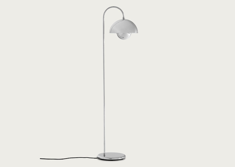 Flowerpot Floor Lamp Chrome