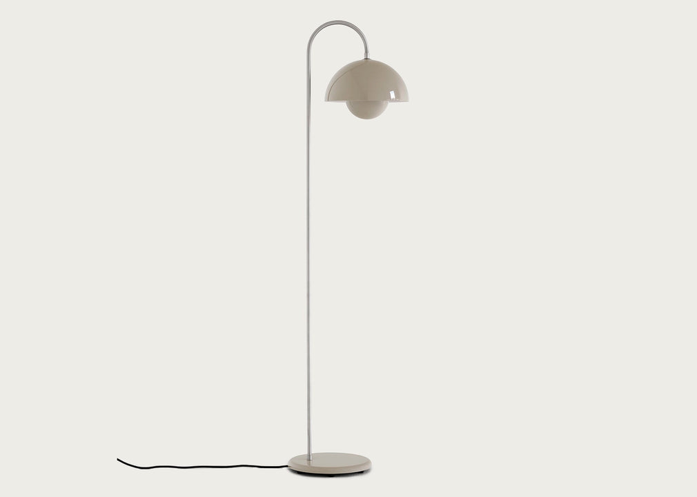 Flowerpot Floor Lamp Chrome