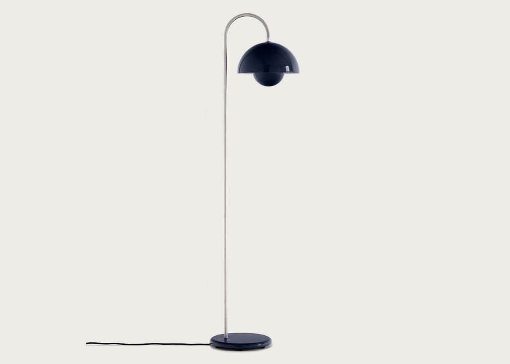 Flowerpot Floor Lamp Chrome