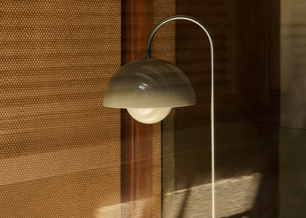 Flowerpot Floor Lamp Chrome