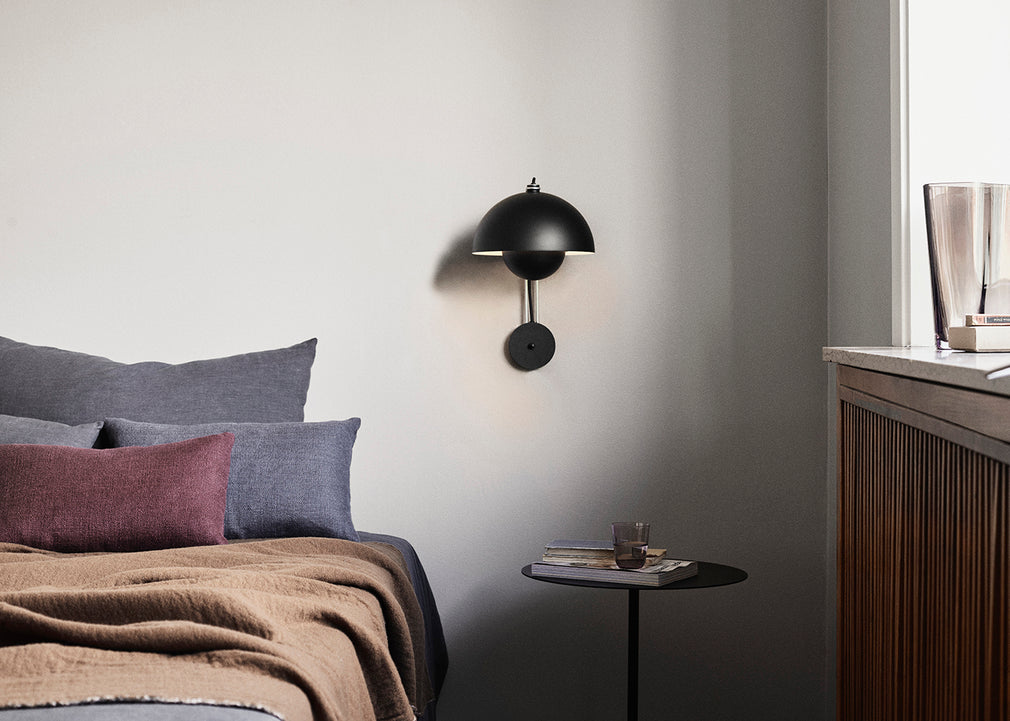 Flowerpot Wall Light Chrome