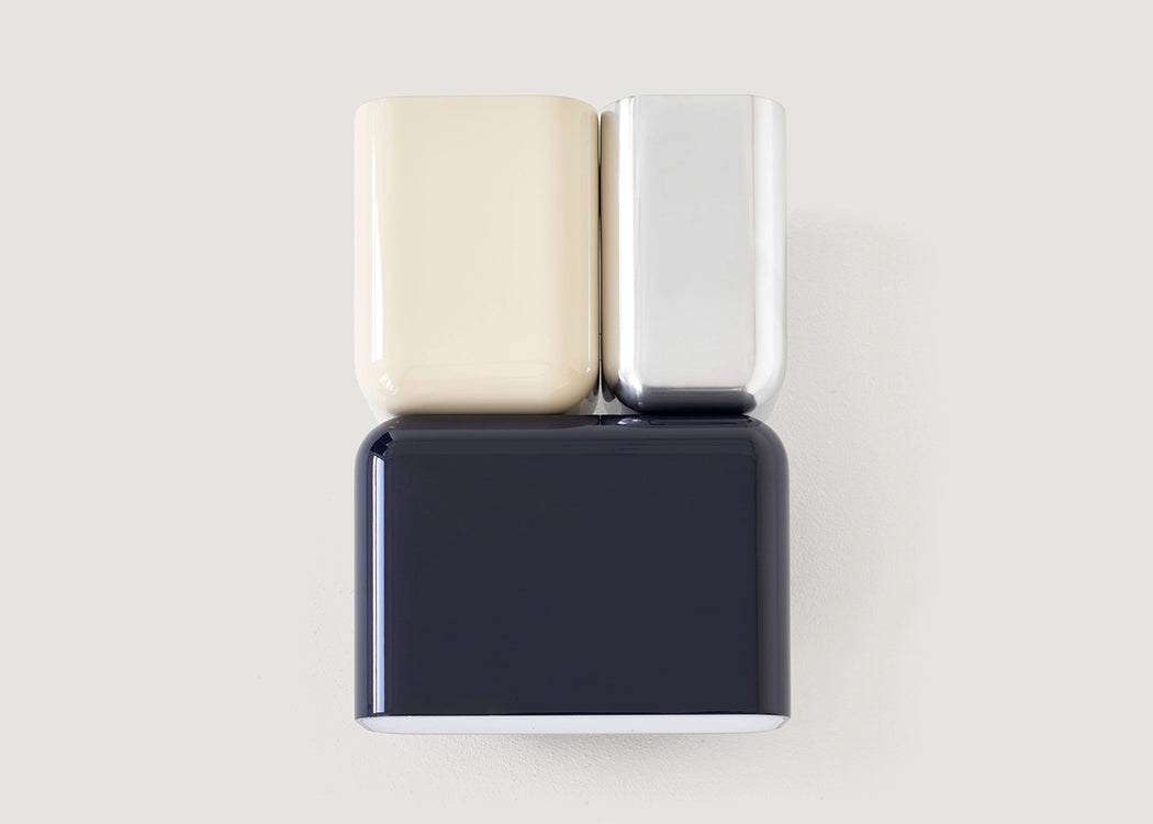 Tabata Wall Light Dark Burgundy & Vermilion Red