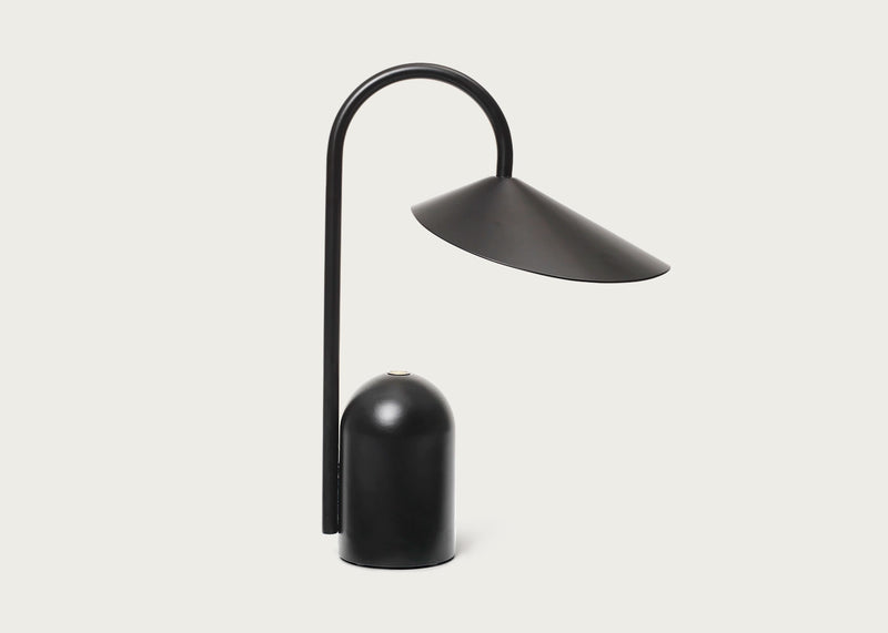 Arum LED Portable Table Lamp Arum Black