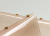 Sycamore Chandelier Pendant Light 3 Tier / Dusk Pink Glass