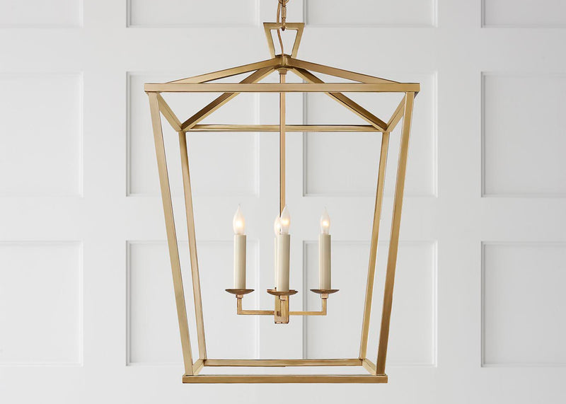 Darlana Lantern Pendant Light Medium / Aged Iron