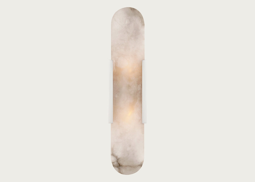 Melange LED Elongated Sconce Wall Light 20" / Antique Brass