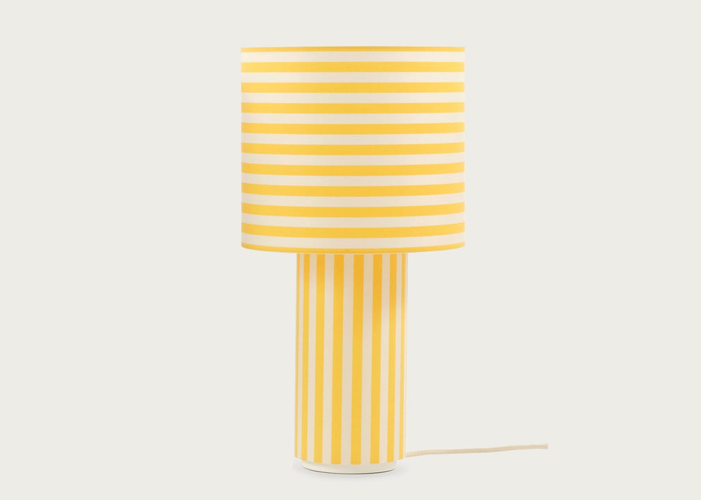 Raie Fabric Table Lamp Raie Red